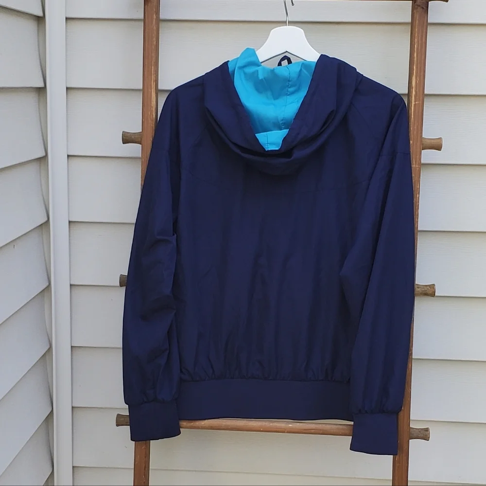 U.S. Polo Assn. Women's Hooded Full-Zip Navy Jacket Size L